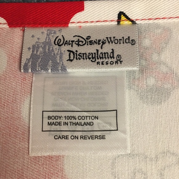 Authentic Disney Dish Towels Set of two Red and White - Picture 3 of 6